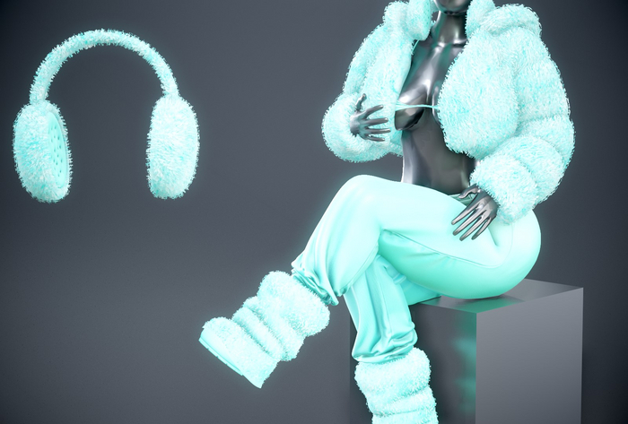 Elfie Biruza Set