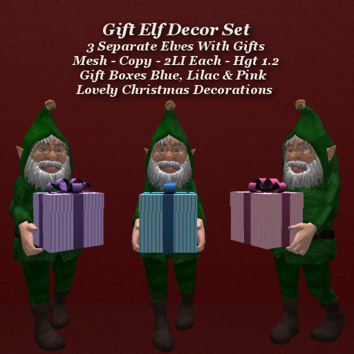 Gift Elf Decor Set1
