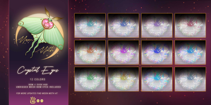 MoonMoth - Crystal Eyes - EVOX // BOM