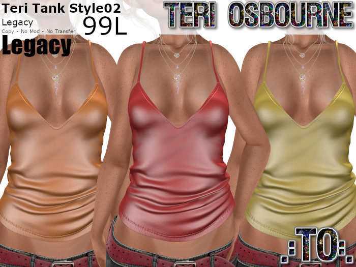 .:TO:. Teri Tank Style02 Earth Tones 3-Pack LEGACY v2.1