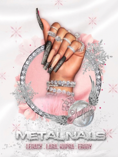 SHARDE $ Metal Nails