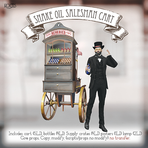 [noctis] Snake Oil Salesman cart ADD ME to unpack