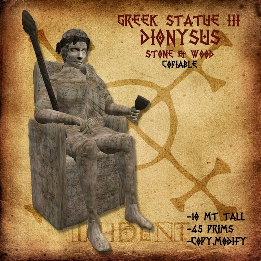 Greek Statue III "Dionysus"