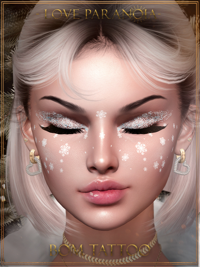 -LP- Tattoo Snow Makeup V