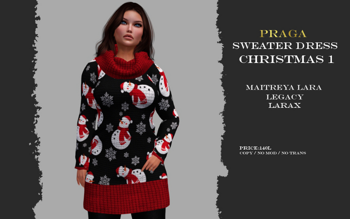 Praga Sweater Dress - Christmas 1