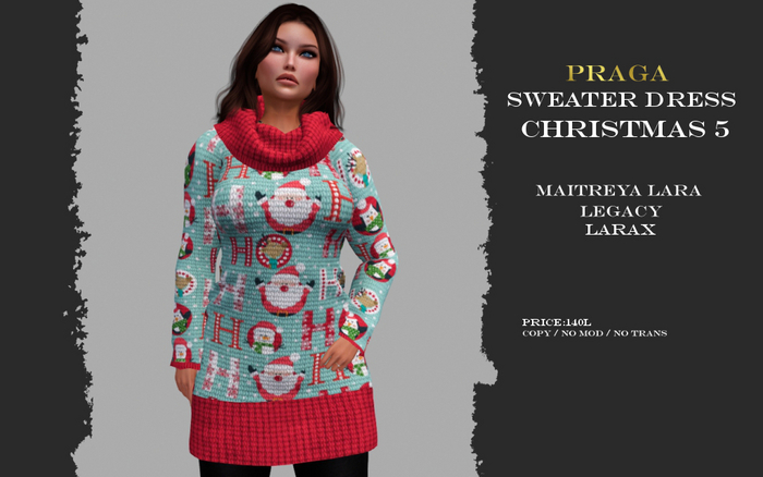 Praga Sweater Dress - Christmas 5