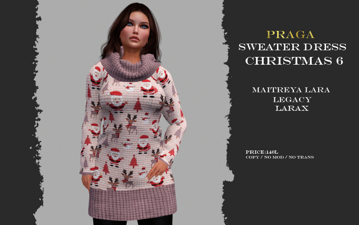Praga Sweater Dress - Christmas 6