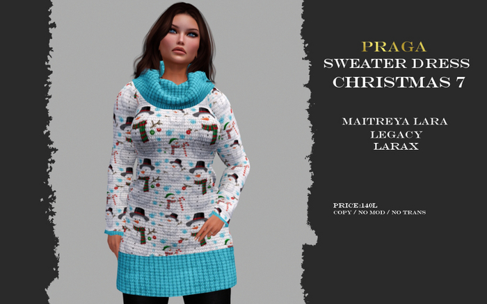 Praga Sweater Dress - Christmas 7