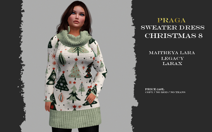 Praga Sweater Dress - Christmas 8
