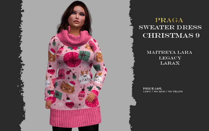 Praga Sweater Dress - Christmas 9