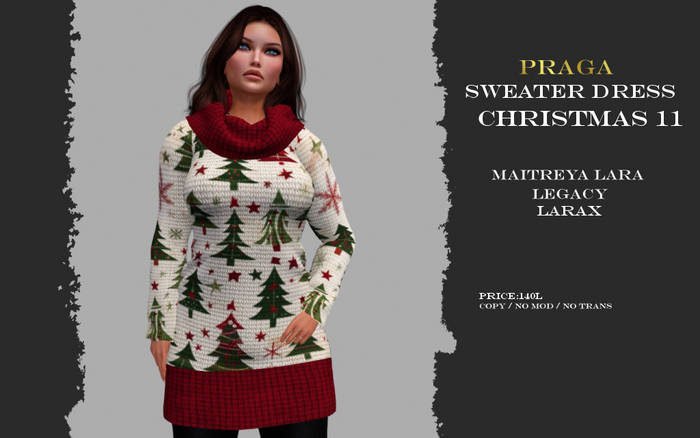 Praga Sweater Dress - Christmas 11