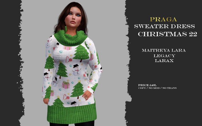 Praga Sweater Dress - Christmas 22