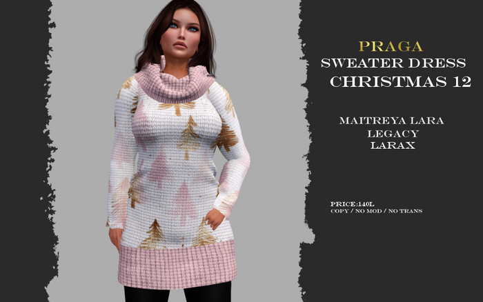 Praga Sweater Dress - Christmas 12