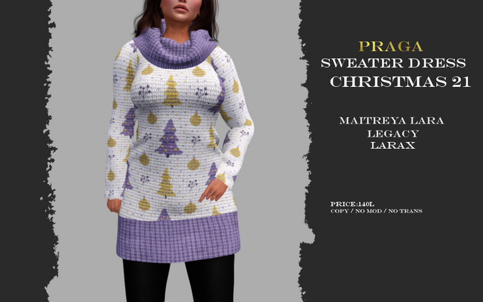 Praga Sweater Dress - Christmas 21