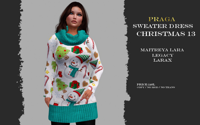 Praga Sweater Dress - Christmas 13