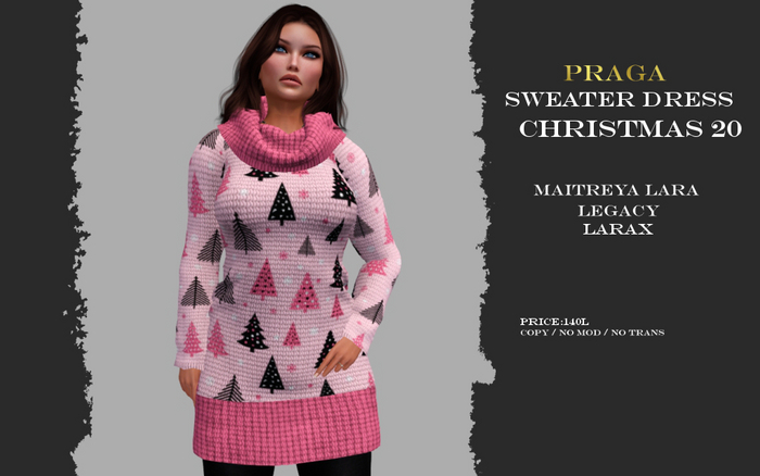 Praga Sweater Dress - Christmas 20