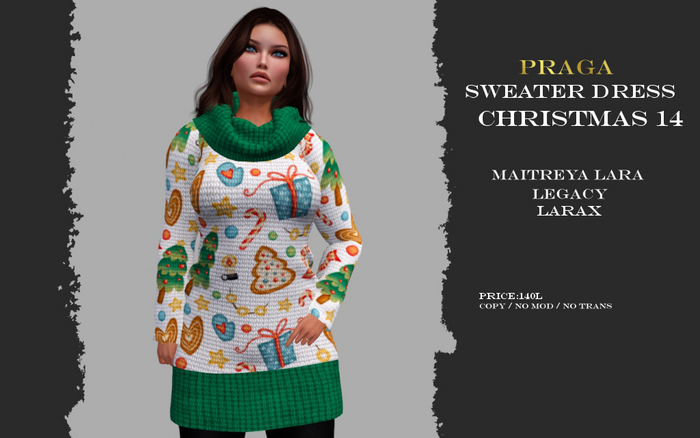 Praga Sweater Dress - Christmas 14