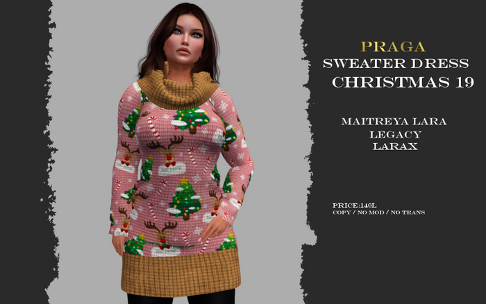 Praga Sweater Dress - Christmas 19