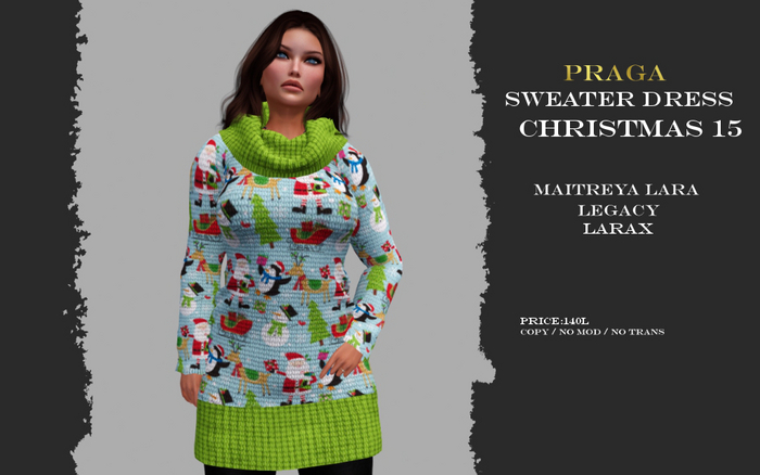 Praga Sweater Dress - Christmas 15