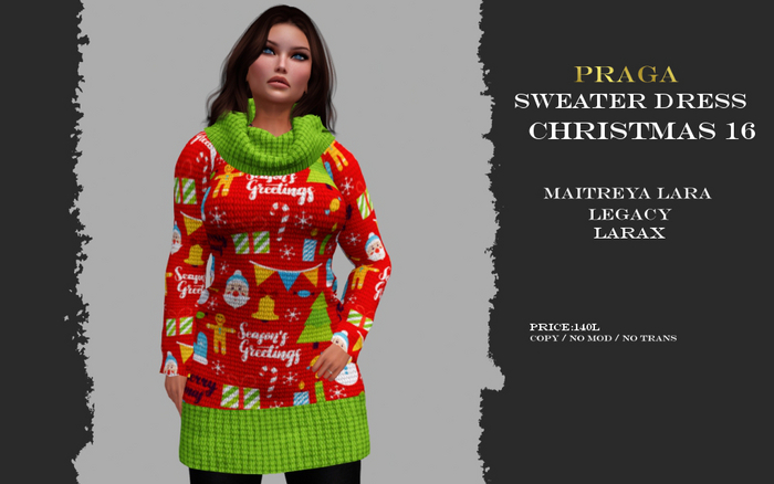 Praga Sweater Dress - Christmas 16