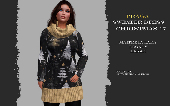 Praga Sweater Dress - Christmas 17