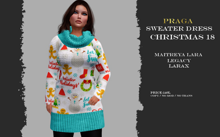 Praga Sweater Dress - Christmas 18