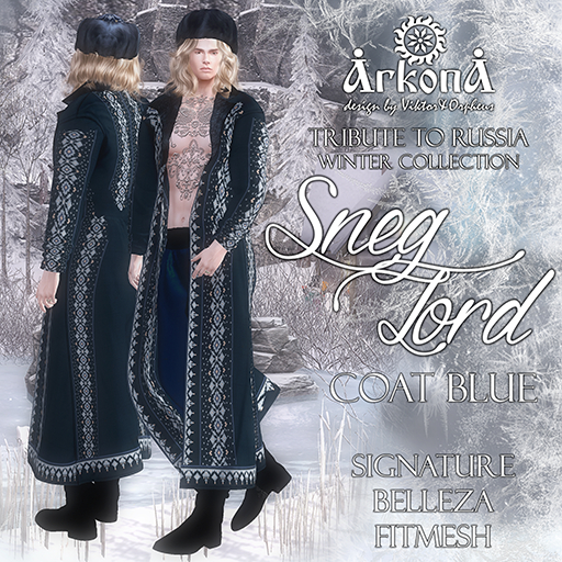 *ARKONA* SnegLord coat Blue