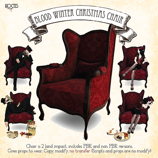 [noctis] Blood Winter Christmas ChairADD ME to unpack
