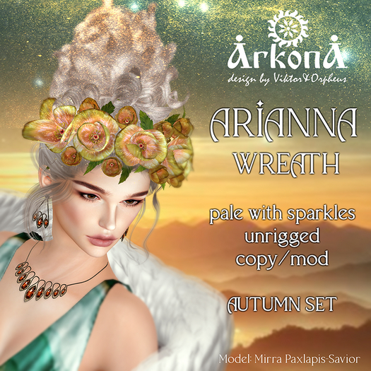 ARKONA Arianna wreath pale