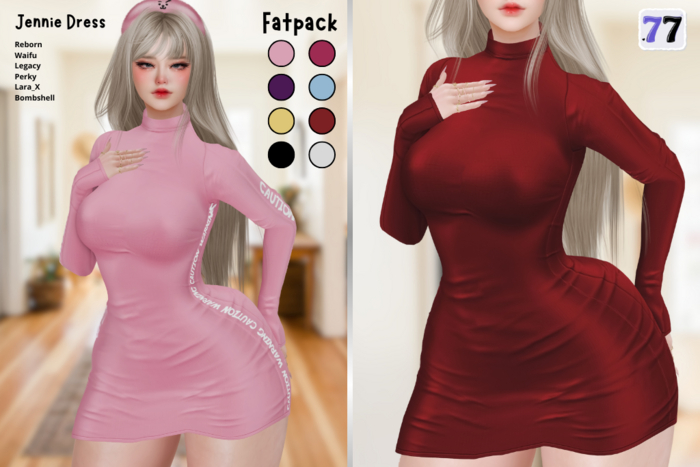 77Store - Jennie Dress - Fatpack