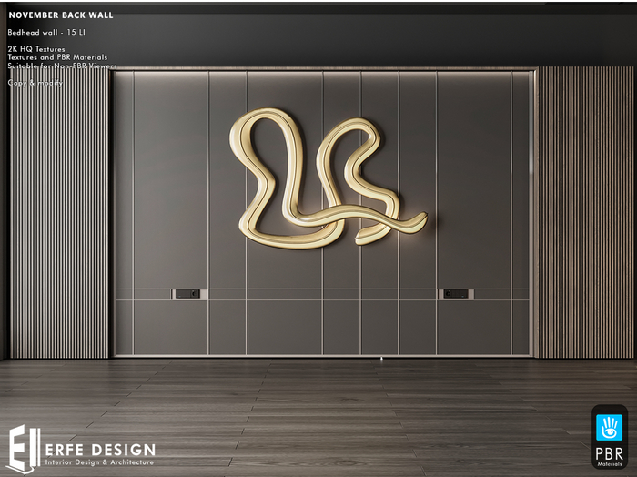 November Back wall  15 LI [Erfe Design] PACK