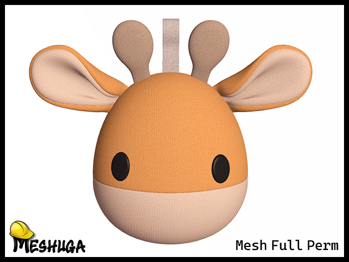 Meshuga Kids - Giraffe Hanging Plush Toy FULL PERM MESH