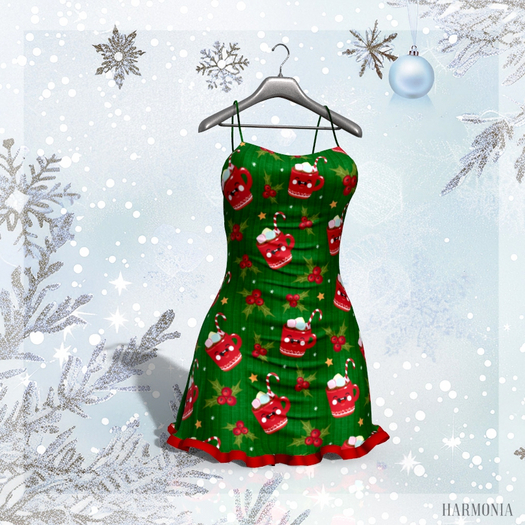 Christmas Marshmallow Dress LaraX