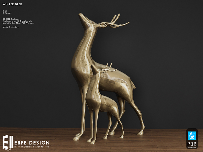 Modern deers 2 LI PBR Gold [Erfe Design]*