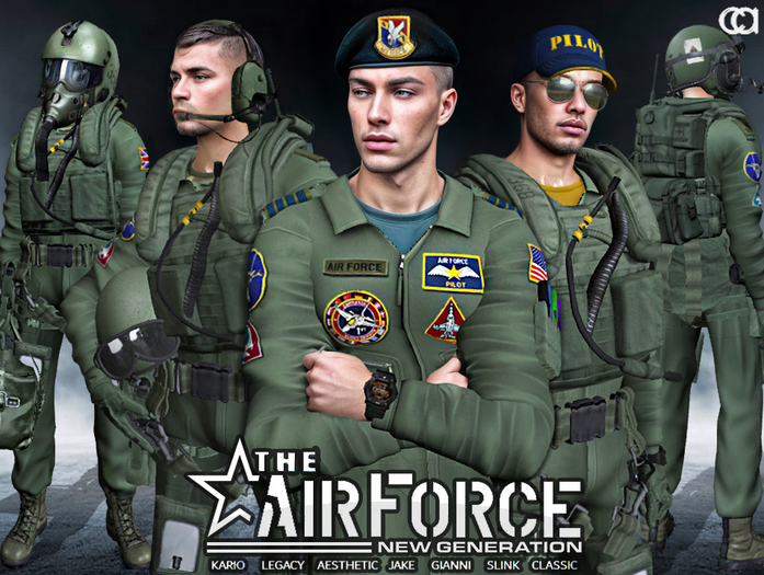 [CA] THE  AIR FORCE GENTS GREEN