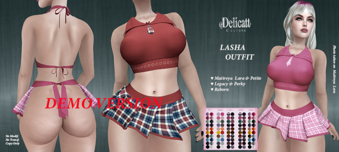 Delicatt Couture - LASHA OUTFIT  - DEMO
