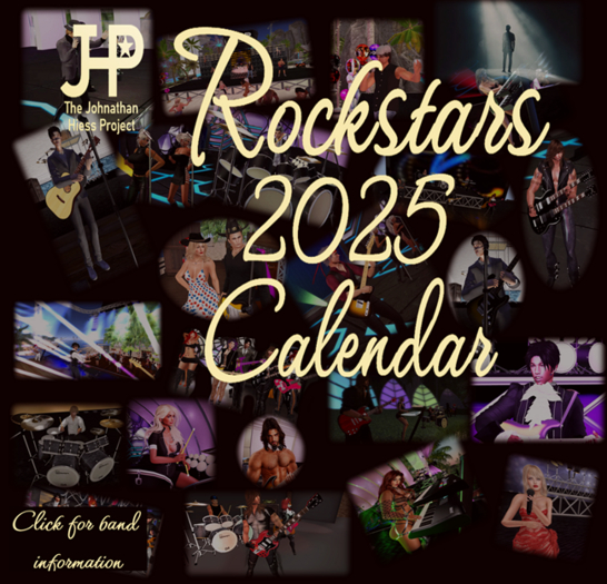 JHP 2025 ROCKSTAR CALENDAR BOXED
