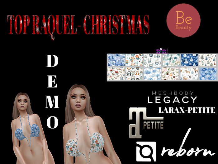 Be Beauty-Top Raquel Christmas-LX-P, Legacy,Reborn,M.Petit-demo