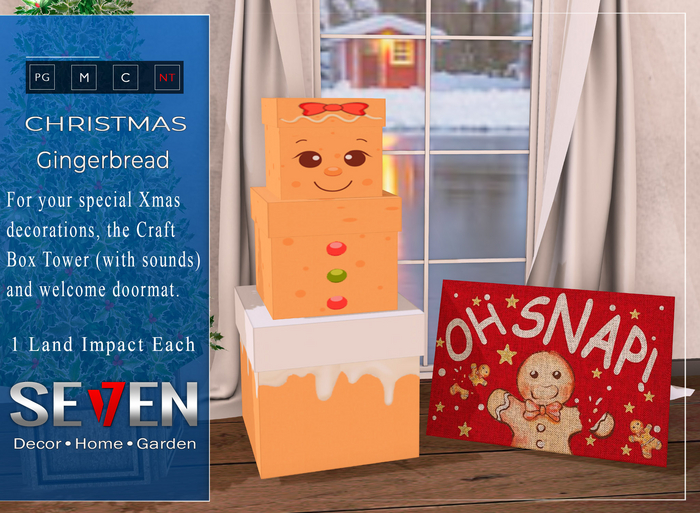 SE7EN - Craft Box Gingerbread + Doormat