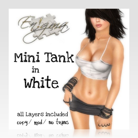 En!gma - Mini Tanks White