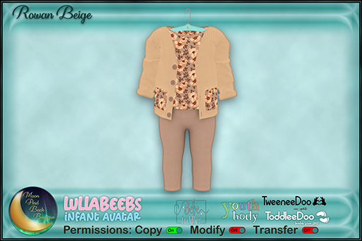 !:*:. M&B .:*:.! Rowan Beige Tweens