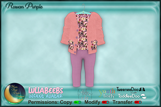 !:*:. M&B .:*:.! Rowan Purple Littles 