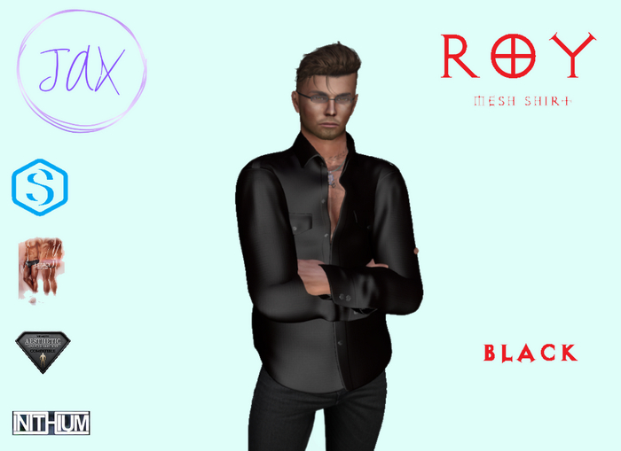 *JAX* ROY SHIRT - KARIO FIT - BLACK