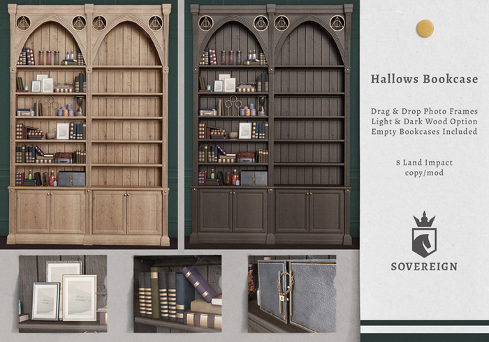 Sovereign - Hallows Bookcase
