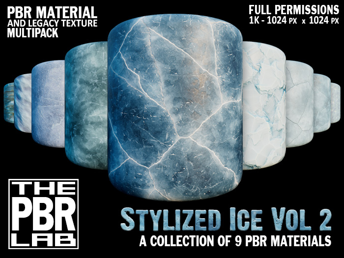 The PBR Lab - Stylized Ice Vol 2 Multipack