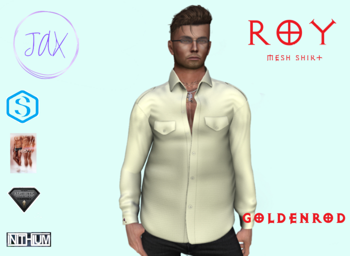 *JAX* ROY SHIRT - GIANNI - GOLDENROD