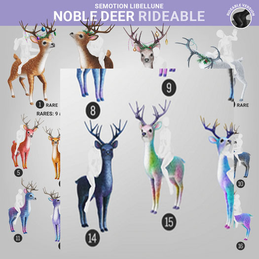 15. SEmotion Libellune Noble Deer Rideable