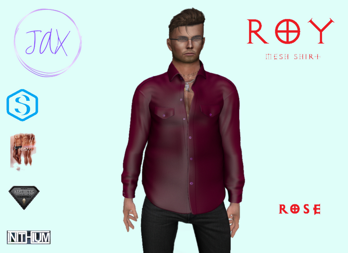 *JAX* ROY SHIRT - KARIO FIT - ROSE