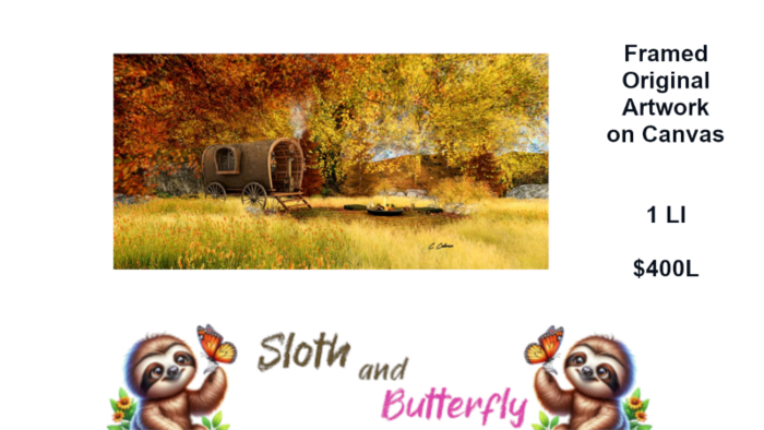 Love Valley Autumn_ Canvas Mounted Artwork