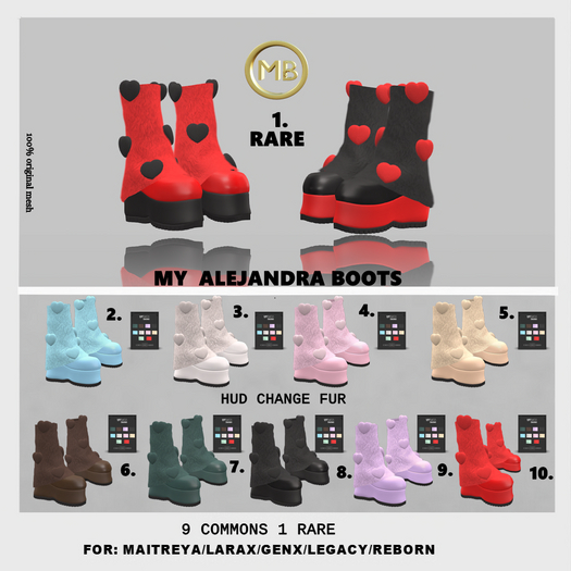 1.MB My Alejandra Boots LARAX RARE